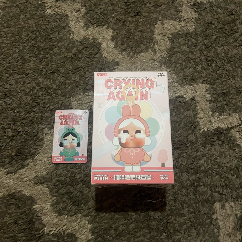 Crying Again Plush Toy - what a frog